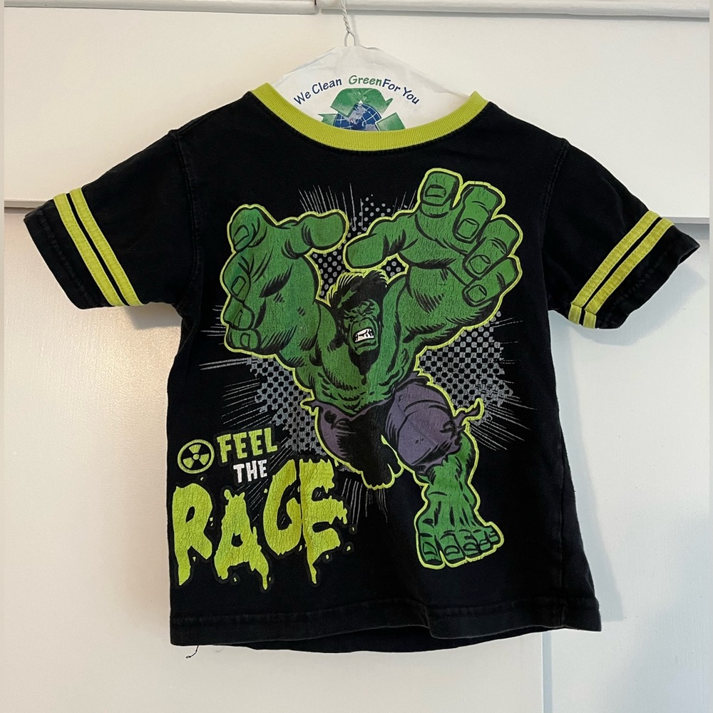 Vintage Hulk “feel the rage” shirt, kids